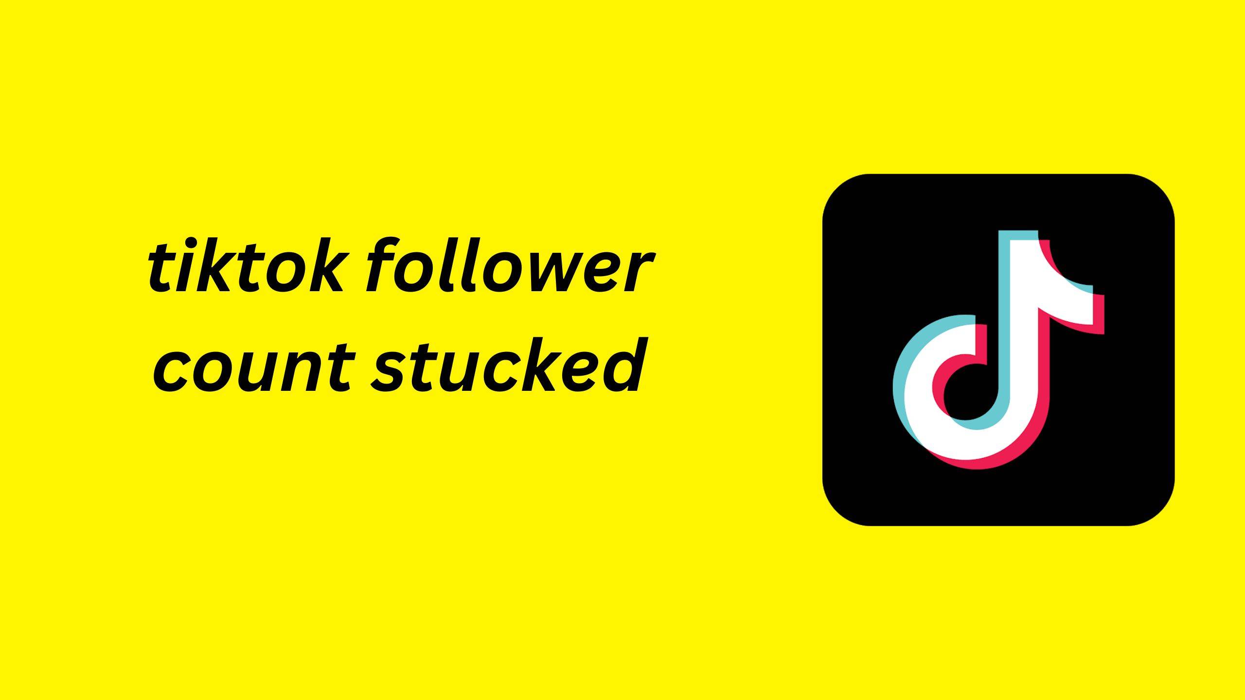 tiktok follower count stuck - here is how you can fix it