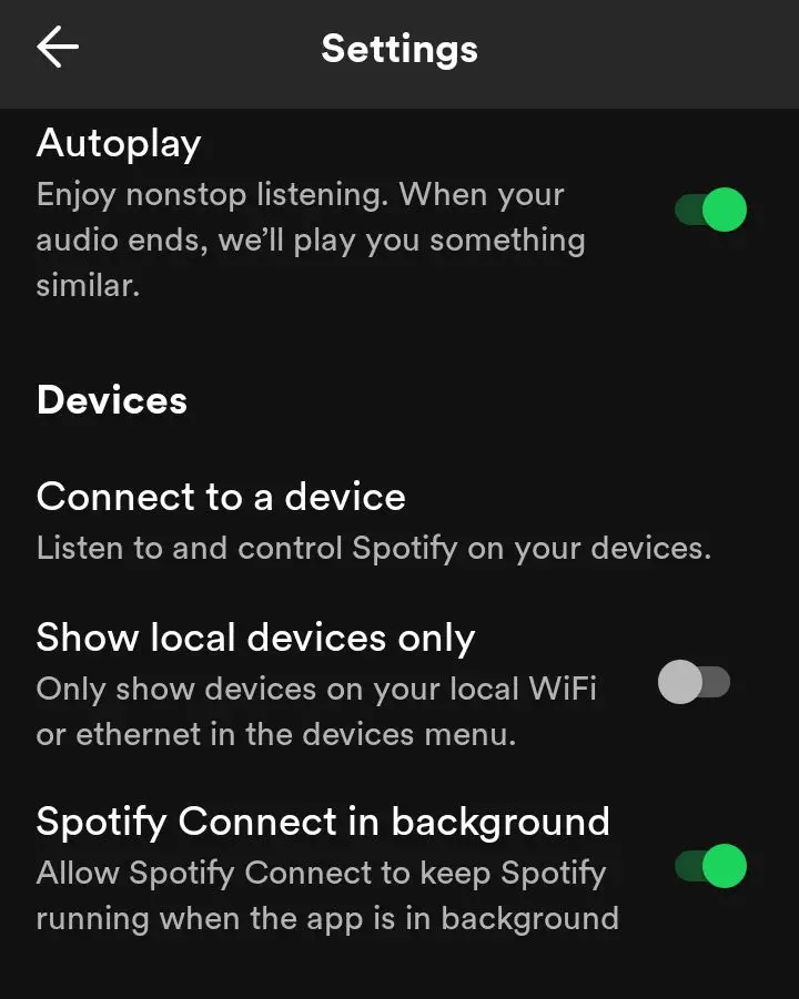 turning off shareplay on spotify