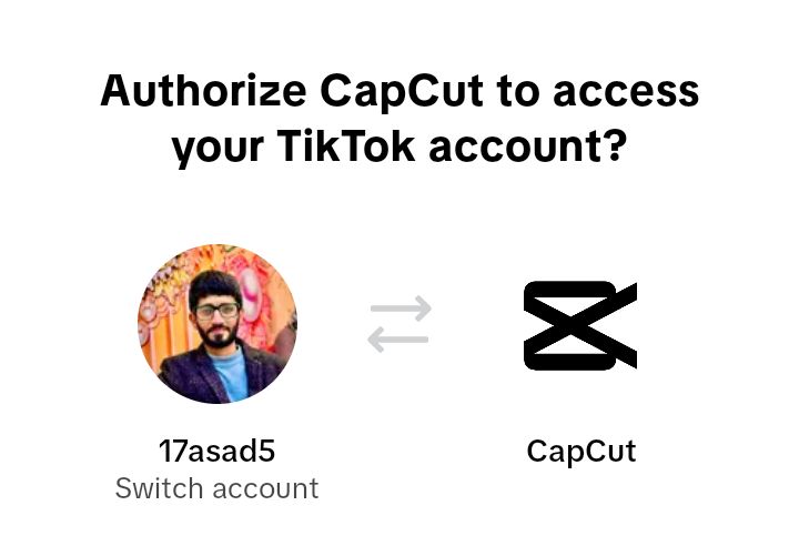 linking capcut with tiktok