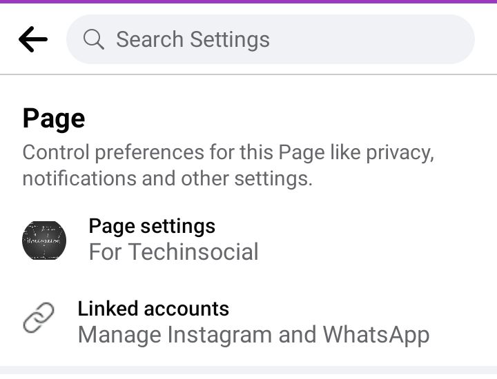 page settings option